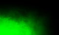 Abstract green Smoke mist fog on Black Background.texture on isolated black background. Royalty Free Stock Photo