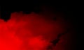 Abstract red smoke mist fog on a black background. Texture, isolated. Royalty Free Stock Photo