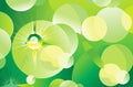 Abstract green sparkle background Royalty Free Stock Photo