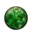 Abstract Green Swirling Orb with Textured Surface on White Background Keywords: abstract, orb, sphere Royalty Free Stock Photo