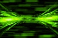 Abstract green tech background.