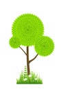 Abstract green tree Royalty Free Stock Photo