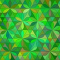 Abstract green triangle background