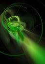 Abstract Green Twirl Royalty Free Stock Photo