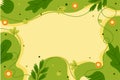 Abstract Green Vegetables Background Design