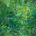 Abstract Green Water Ripples Background Royalty Free Stock Photo