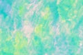 Abstract green watercolor pattern with paint stains. Texture, light background. Soft aquarelle, multicolor drawing. Pastel color c Royalty Free Stock Photo