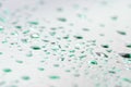 Abstract green waterdrops Royalty Free Stock Photo