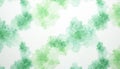 Abstract green and white watercolor pattern. Soft pastel paint splatters create organic shapes on white paper. Gentle, light Royalty Free Stock Photo