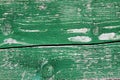 Abstract green wood texture with peeling paint