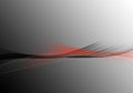 Abstract grey background with dynamic black and red dynami