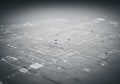 Abstract Grey Circuit Board Texture Royalty Free Stock Photo