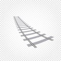 abstract grey color railway road on checkered background, ladder vector illustration