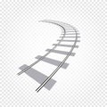 abstract grey color railway road on checkered background, ladder vector illustration