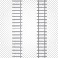 abstract grey color railway road on checkered background, ladder vector illustration