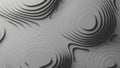 Abstract Grey 3D Layers Background Modern Topographic Contour Pattern Texture Design Royalty Free Stock Photo