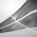 Abstract Grey Flowing Curves Background Royalty Free Stock Photo