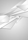 Abstract grey geometric corporate background