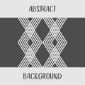 Abstract grey geometric shape design logo background