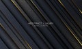 Abstract grey golden line slash dynamic geometric with blank space design modern futuristic creative background vector