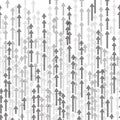 Abstract grey line pattern. Arrow Up background. Success texture Royalty Free Stock Photo