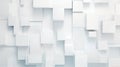 Abstract grey squares and qubes background design