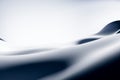 Abstract grey wave pattern digital background with smooth curves. 3D Rendering