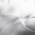 Abstract Grey and White Flowing Curves Background Vector Graphic Royalty Free Stock Photo