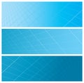 Abstract grid banners