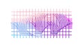 Abstract Grid Gradient Lines Vector Graphic Design, vector design Generative AI Royalty Free Stock Photo