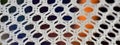 Abstract grid hexagon texture of the net pattern background Royalty Free Stock Photo