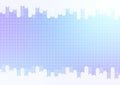 Abstract grid line blue square gradient vivid wave banner presentation background