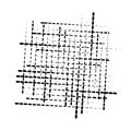 Abstract grid, mesh of random scatter chunks, pieces. geometric abstract illustration. geometric matrix, array pattern