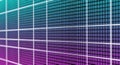 Abstract grid pattern with colorful overlapping squares on gradient background Royalty Free Stock Photo
