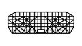 Abstract Grid Pattern, Modern Technology Background, vector design Generative AI Royalty Free Stock Photo