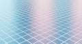Abstract Grid Pattern with Soft Pastel Colors and Perspective View Royalty Free Stock Photo
