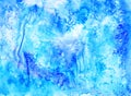 Abstract grunge aquarelle background. Handiwork texture. Water