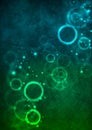 Abstract grunge background with circles Royalty Free Stock Photo