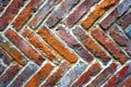 Abstract background - old red brick wall Royalty Free Stock Photo