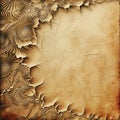 Abstract grunge background with ornament on old paper texture.