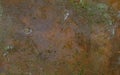 Abstract grunge background. Oxide coated copper plate Royalty Free Stock Photo