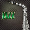 Abstract grunge background saxophone and musical instruments Royalty Free Stock Photo