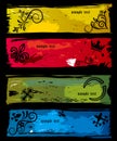 Abstract grunge banners Royalty Free Stock Photo