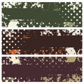 Abstract grunge banners Royalty Free Stock Photo