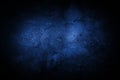 Abstract Grunge Decorative Blue Dark Wall Background. Dark blue concrete backgrounds with Rough Texture, Dark wallpaper, Space For Royalty Free Stock Photo