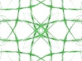 Abstract grunge dirty green symmetrical pattern