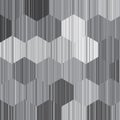 Abstract grunge hexagons gray background