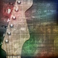 Abstract grunge music background Royalty Free Stock Photo