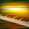 Abstract grunge music background with piano Royalty Free Stock Photo