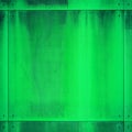 Abstract grunge neon green color colored colorful painted metal steel board frame wall texture background square